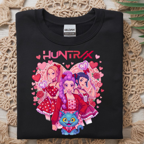 Huntrix Valentines YOUTH Stop Bullying Sweater, Hoodie or Tee: YCA013