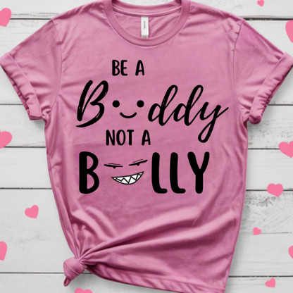 Be a Buddy YOUTH Stop Bullying Sweater, Hoodie or Tee: YCA004